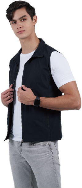 品牌款107小牛津彈力單面穿背心